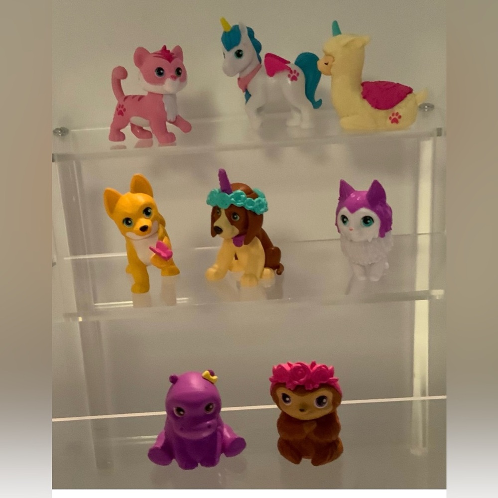 Barbie Animal Friends Set - Pink, Yellow, Purple